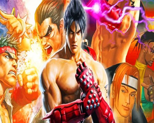 Tekken Game Paint By Numbers - Numeral Paint Kit