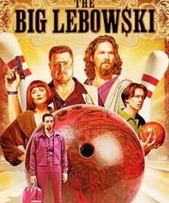 The Big Lebowski Movie Poster Paint by numbers
