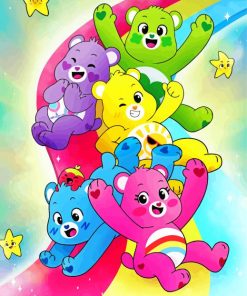 care bears Paint by numbers - Numeral Paint Kit