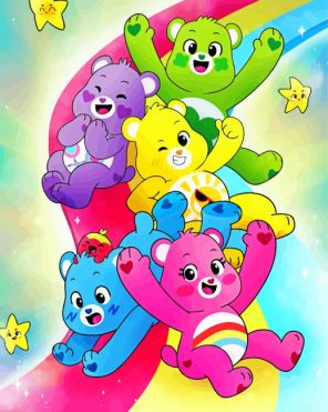 The Care Bears Paint By Numbers - Numeral Paint Kit