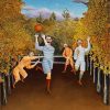 The Football Players Henri Rousseau paint by numbers