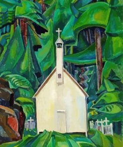 The Indian Church by Emily carr paint by numbers