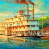 The Steamboat Art paint by numbers