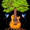 The Tree Guitar paint by numbers