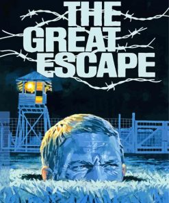 The great escape movie poster paint by number