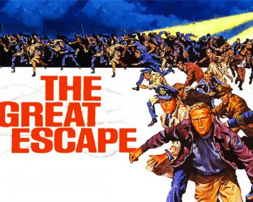 The great escape poster paint by numbers