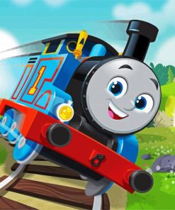 Thomas The Train Animation paint by numbers