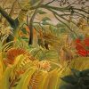 Tiger In A Tropical Storm By Henri Rousseau paint by numbers