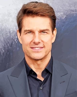 Tom Cruise Paint By Numbers - Numeral Paint Kit