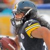 Troy Polamalu player paint by numbers