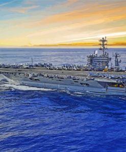 Uss Nimitz paint by numbers