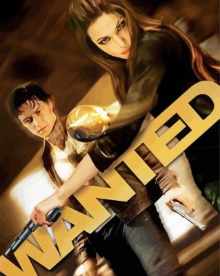 Wanted Action Movie paint by numbers
