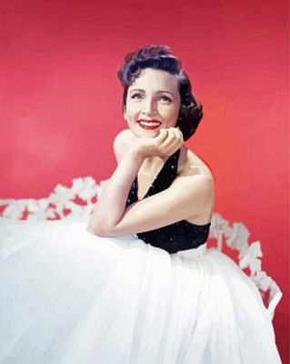 Young Betty White Paint by numbers