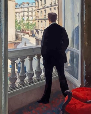 Young Man At His Window paint by numbers