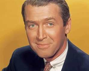 actor James Stewart paint by numbers