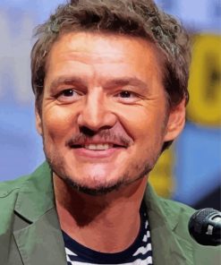 actor Pedro pascal paint by numbers