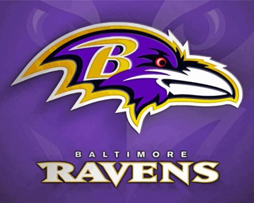 Baltimore Ravens Logo Sport Paint By Numbers - Numeral Paint Kit