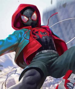 Aesthetic Miles Morales Spider Man Paint by numbers