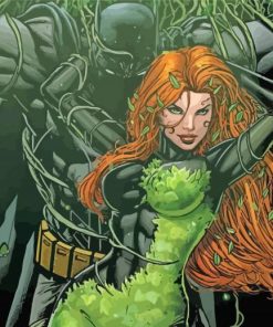 Aesthetic Poison Ivy paint by numbers