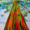 Aeshetic Rainbow Tree paint by numbers