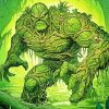Aesthetic Swamp Thing Paint by numbers