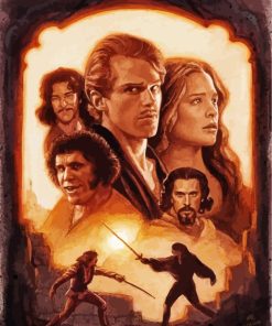 The Princess Brid paint by numbers