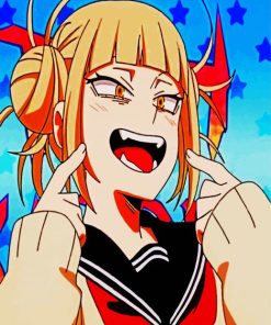 Aesthetic Himiko Toga Anime paint by numbers