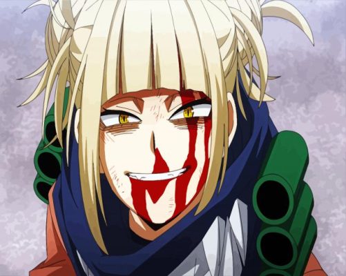 Aesthetic Himiko Toga paint by numbers