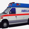 Ambulance Illustration Paint by numbers
