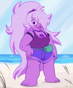 Amethyst Steven Universe Art Paint by numbers