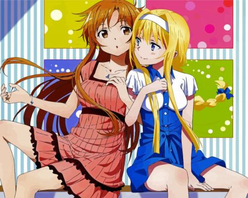 Anime Girls Alice Zuberg paint by numbers 