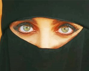 Arab Lady paint by numbers