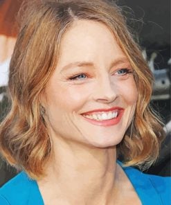 Beautiful Jodie Foster Paint by numbers