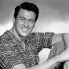 black and white Rock hudson paint by number