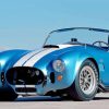 Blue Shelby Cobra Car paint by numbers