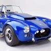 Blue Shelby Cobra paint by numbers