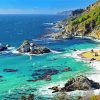 California coastline Seascape paint by numbers