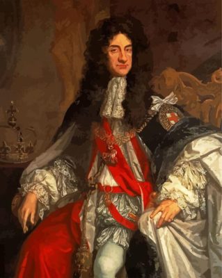 Charles II Paint By Numbers - Numeral Paint Kit