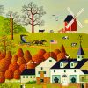 Charles Wysocki Windmill paint by number