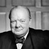 Monochrome Of Winston Churchill paint by numbers