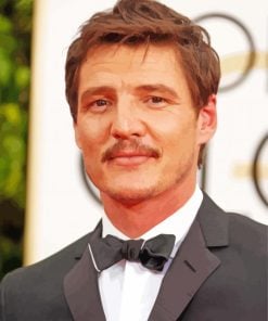 classy Pedro pascal paint by number