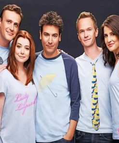 How I Met Your Mother Characters paint by numbers