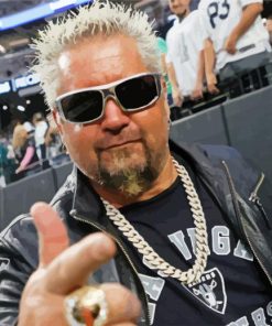 Cool Guy Fieri paint by numbers