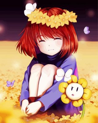 cute Frisk paint by number