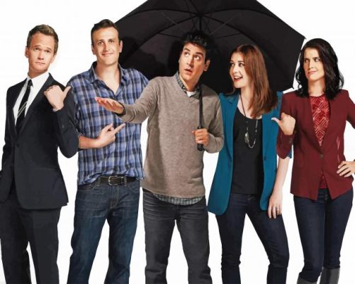 How I Met Your Mother Characters paint by numbers