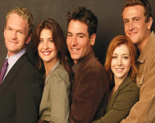 How I Met Your Mother Cast paint by numbers