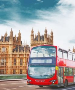 London Bus paint by numbers