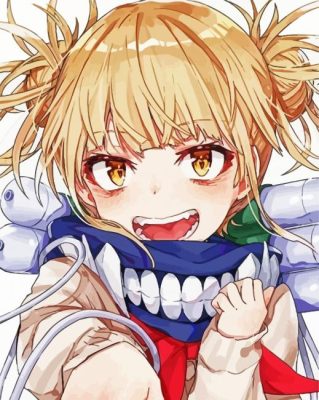 My Hero Academia Toga paint by numbers