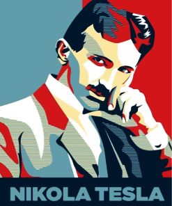 Nikola Tesla Paint by numbers