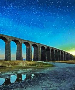 north yorkshire dales at night paint by numbers